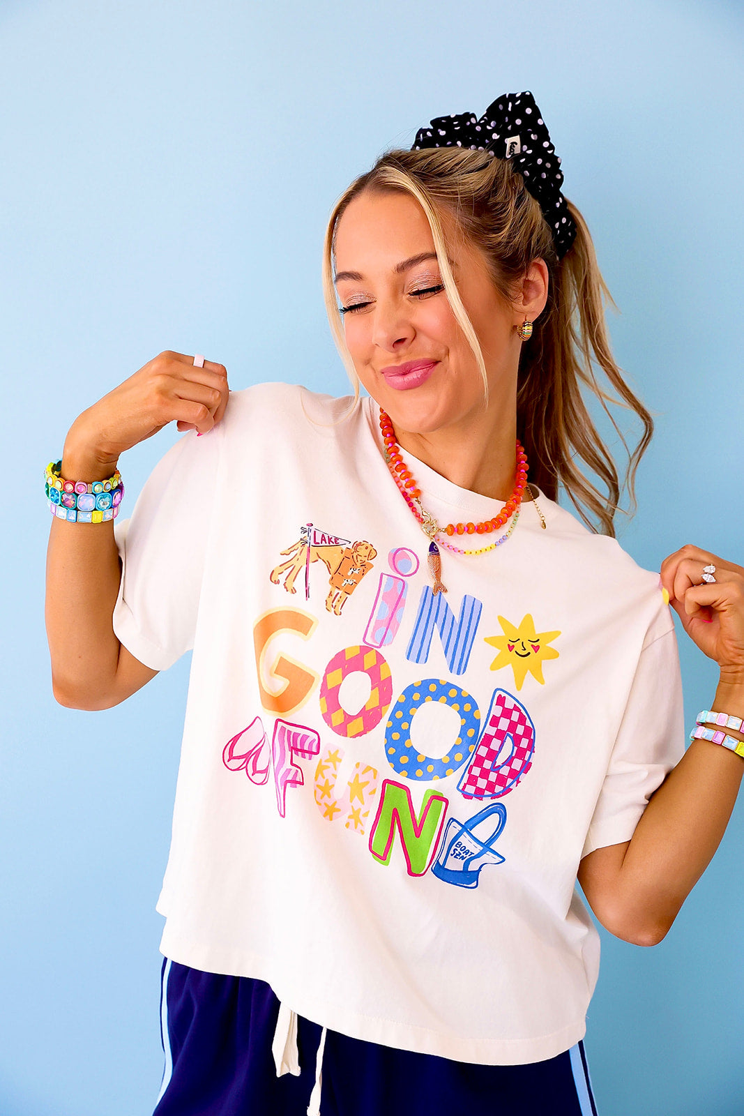 In Good Fun Crop Tee