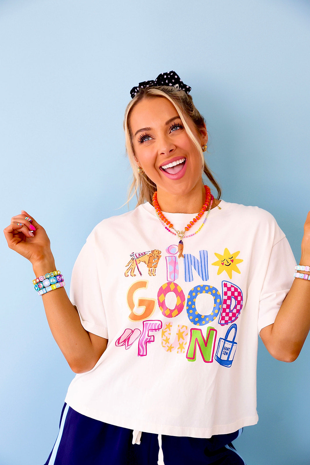 In Good Fun Crop Tee