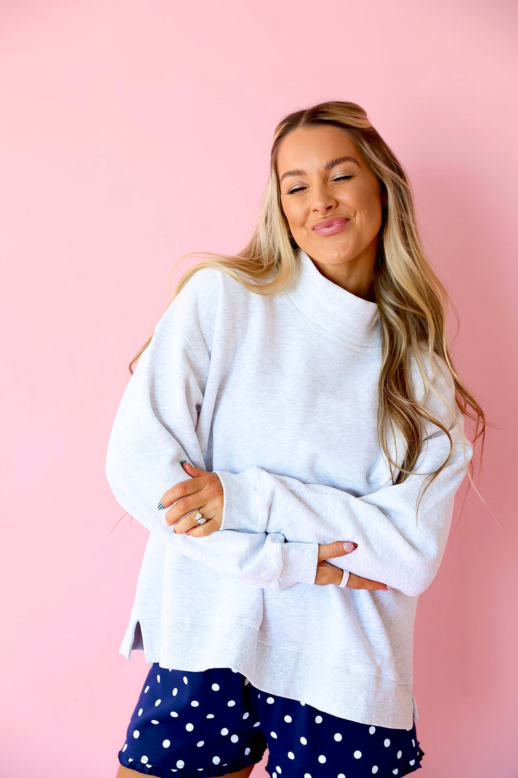 In My Cozy Era Pullover – Heather Grey