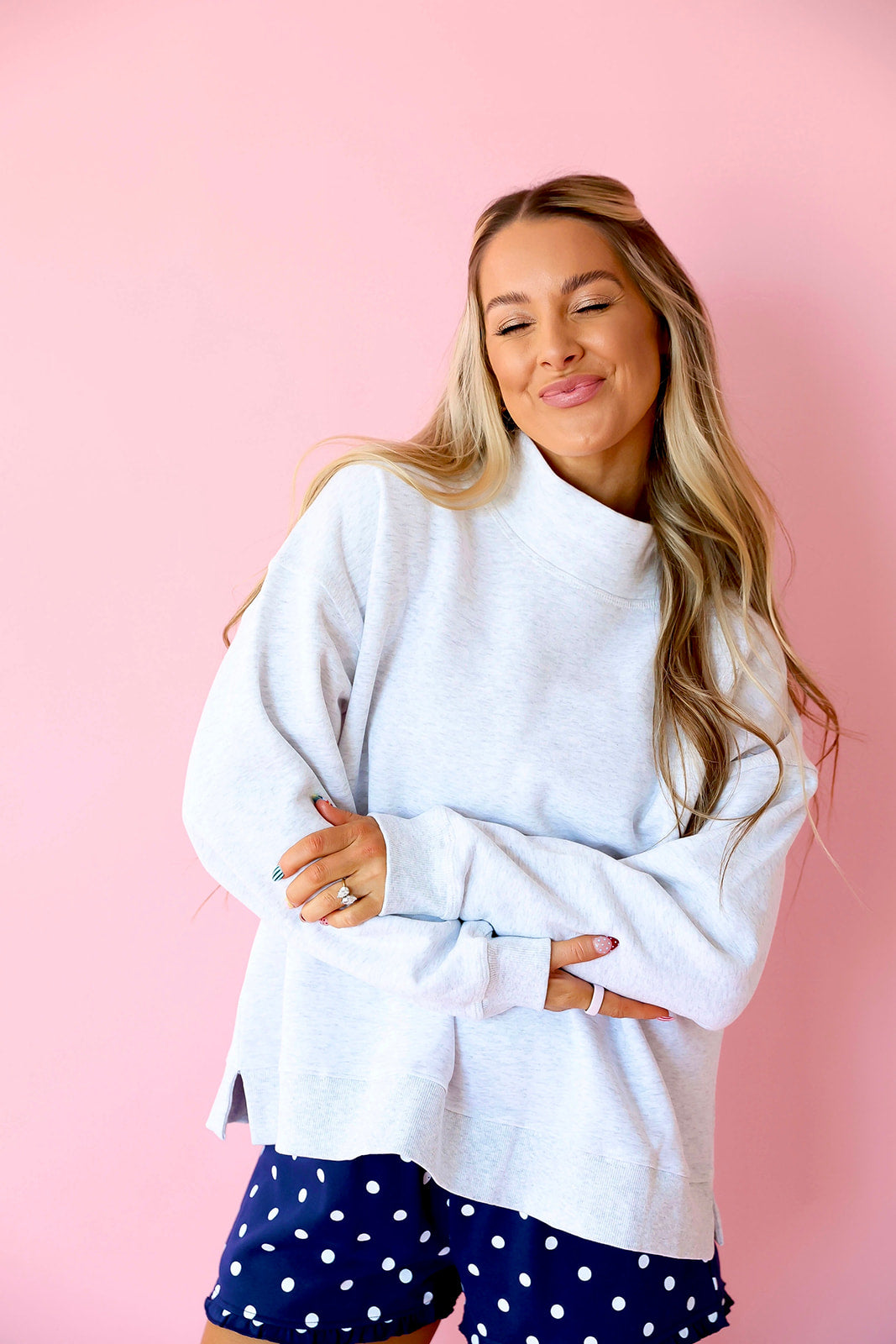 In My Cozy Era Pullover – Heather Grey
