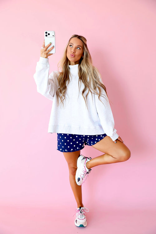In My Cozy Era Pullover – Heather Grey