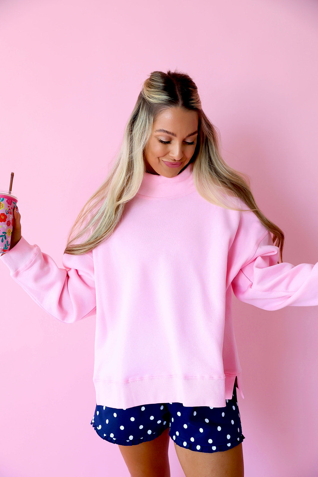In My Cozy Era Pullover – Pink
