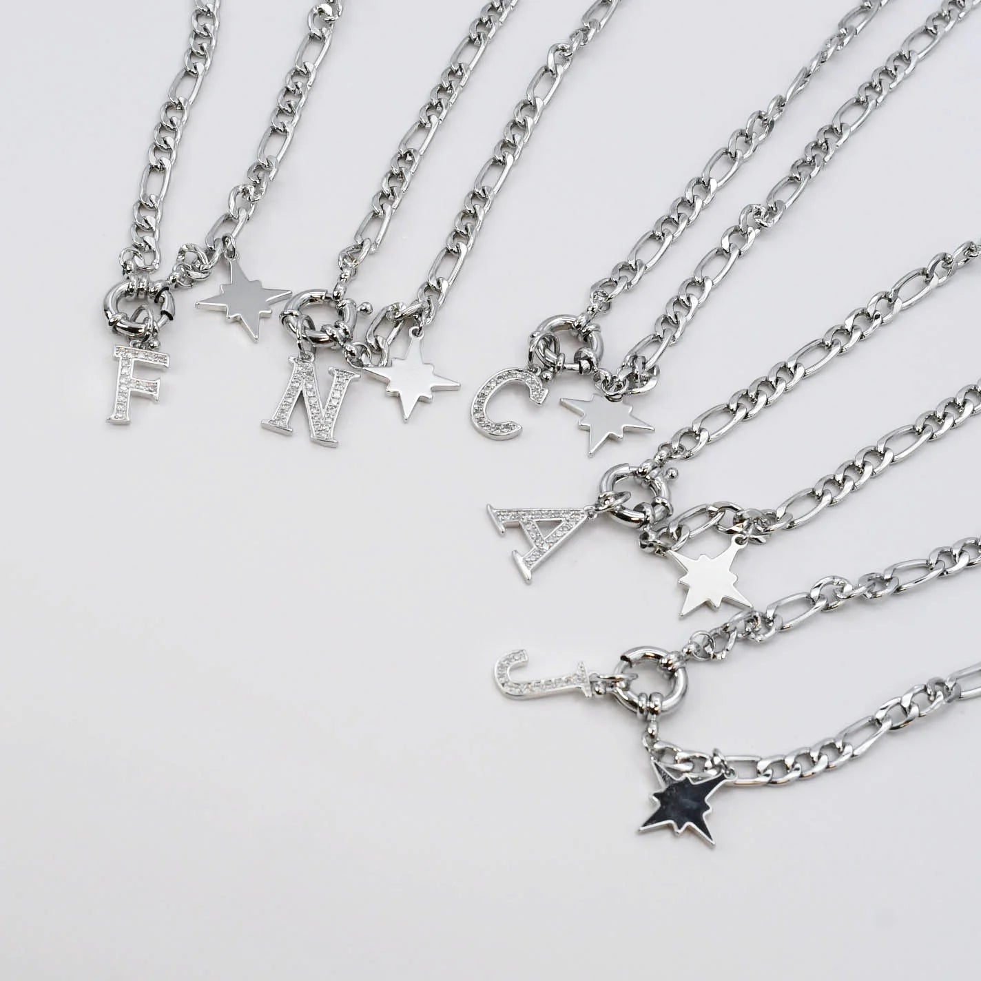 PREORDER: Silver Initial Necklace