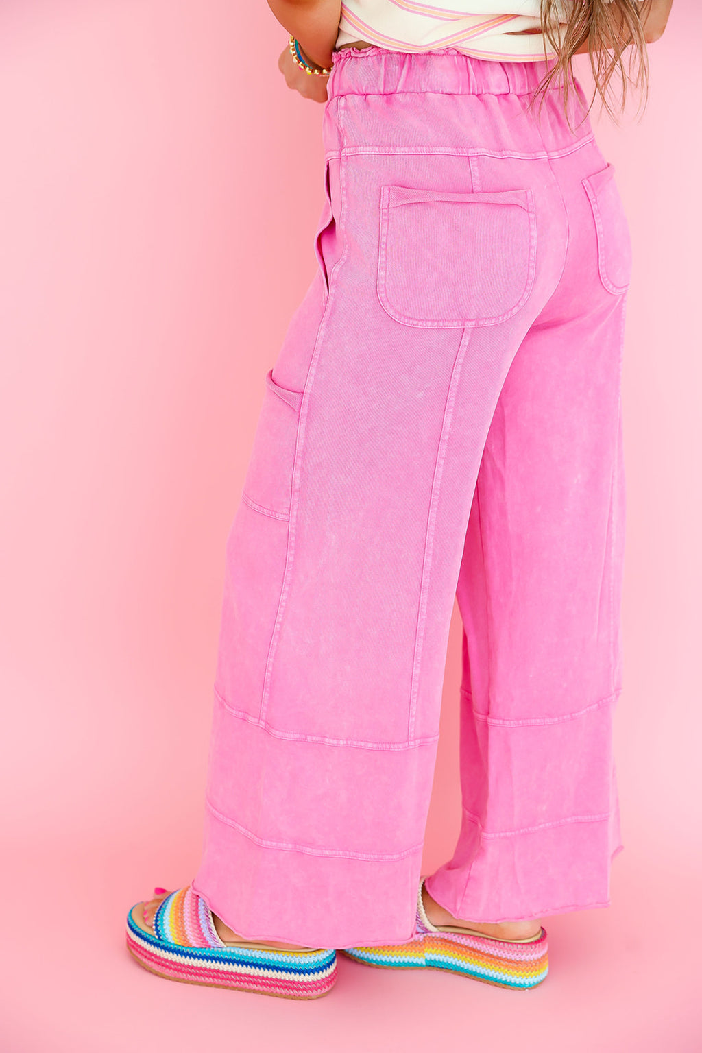 It's A Lifestyle Pants-Barbie Pink RESTOCK