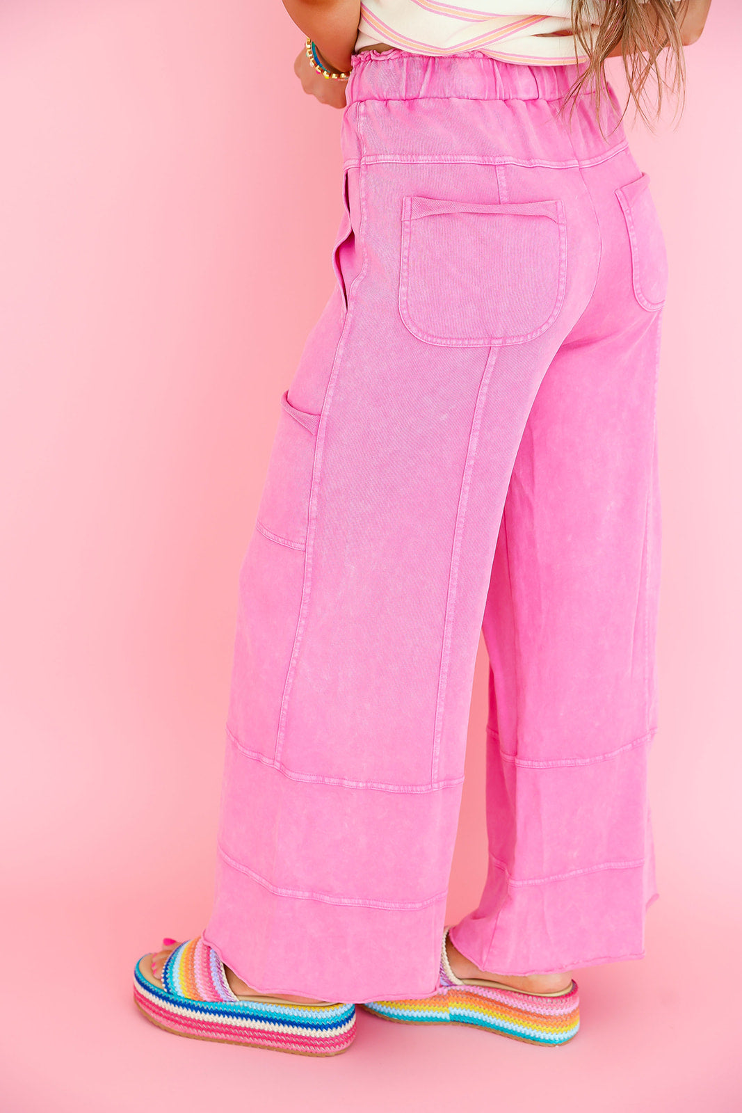 It's A Lifestyle Pants-Barbie Pink RESTOCK