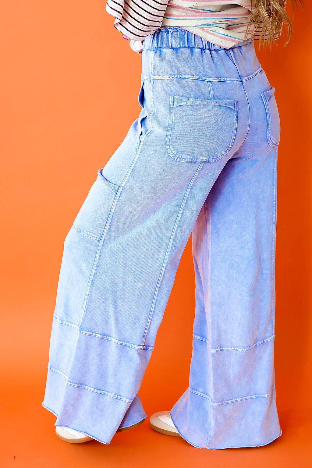 It's A Lifestyle Pants-Misty Blue