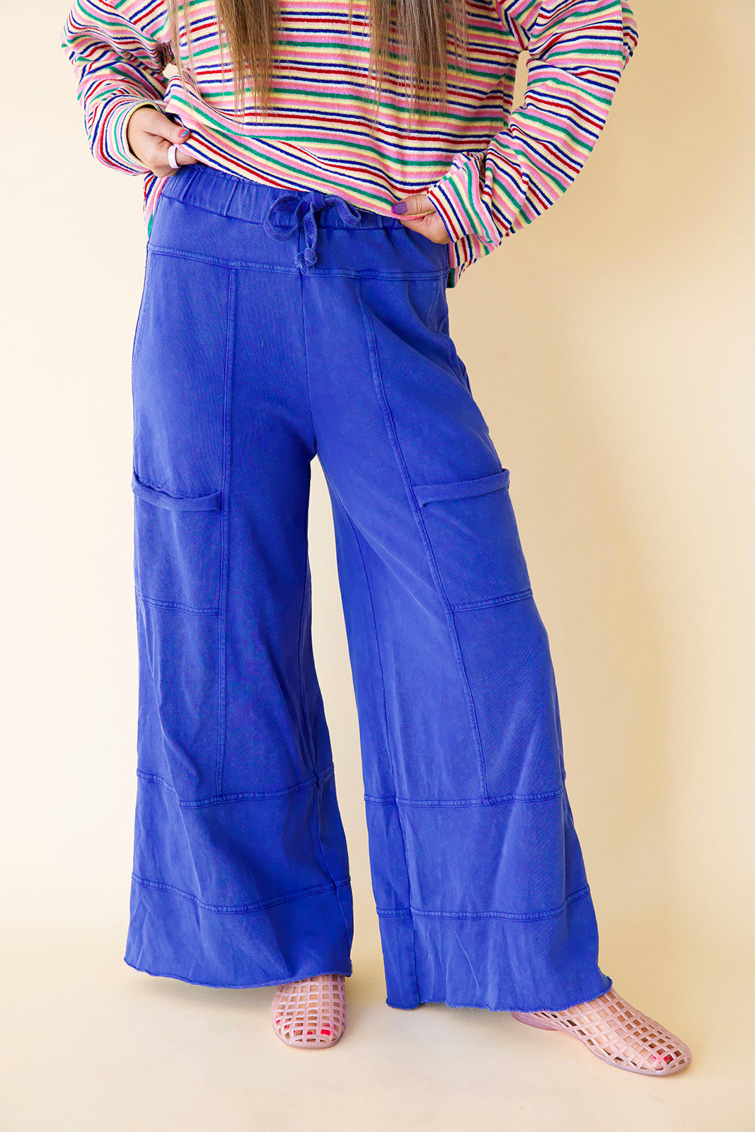 It's A Lifestyle Pants-Royal RESTOCK