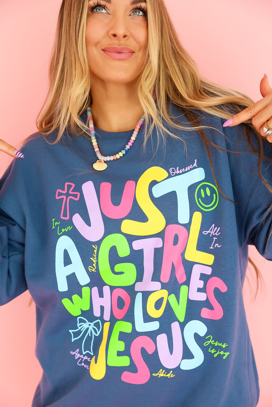 Just a Girl Who Loves Jesus Sweatshirt