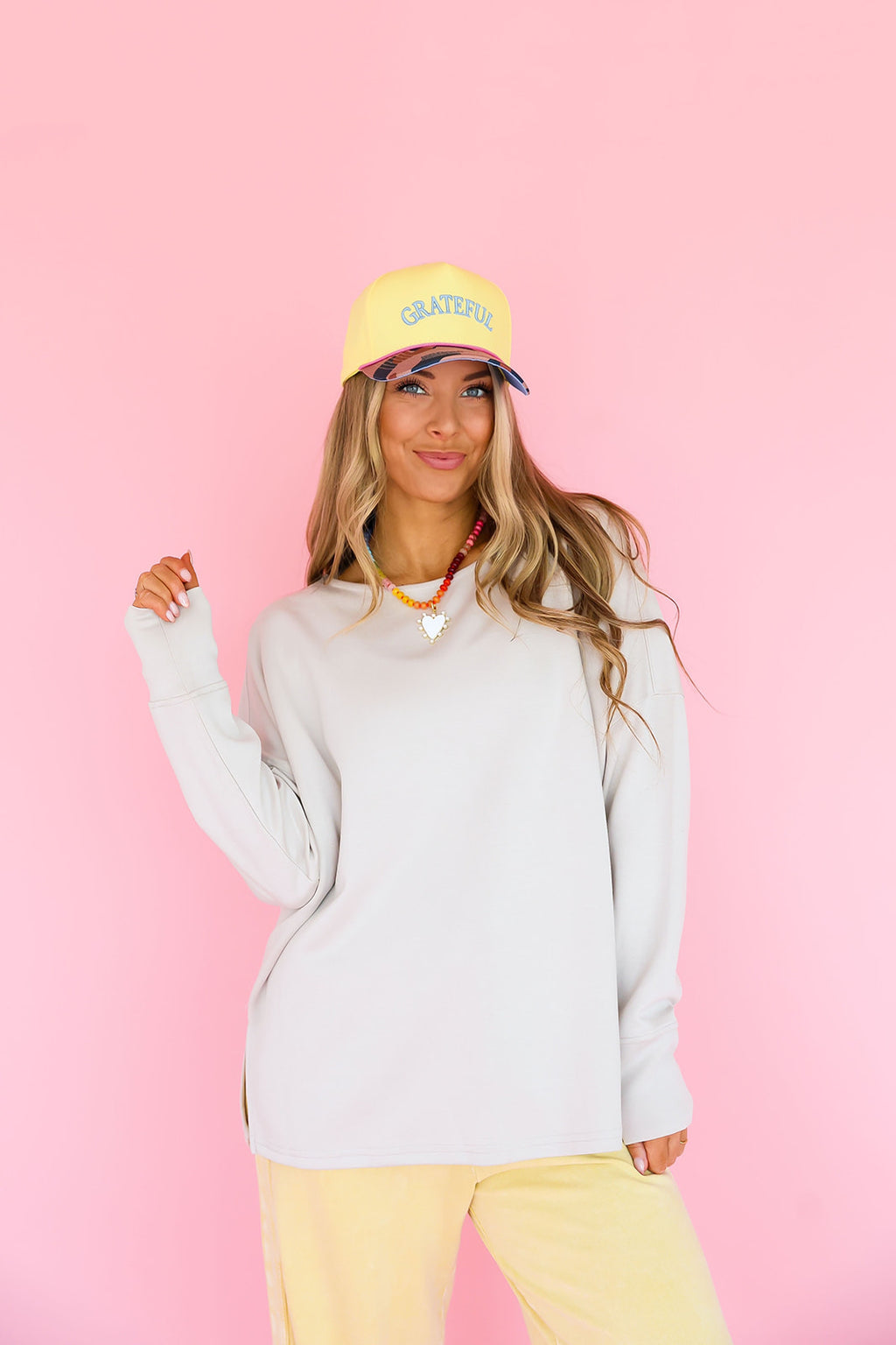 Laidback Luxe Top- Stone