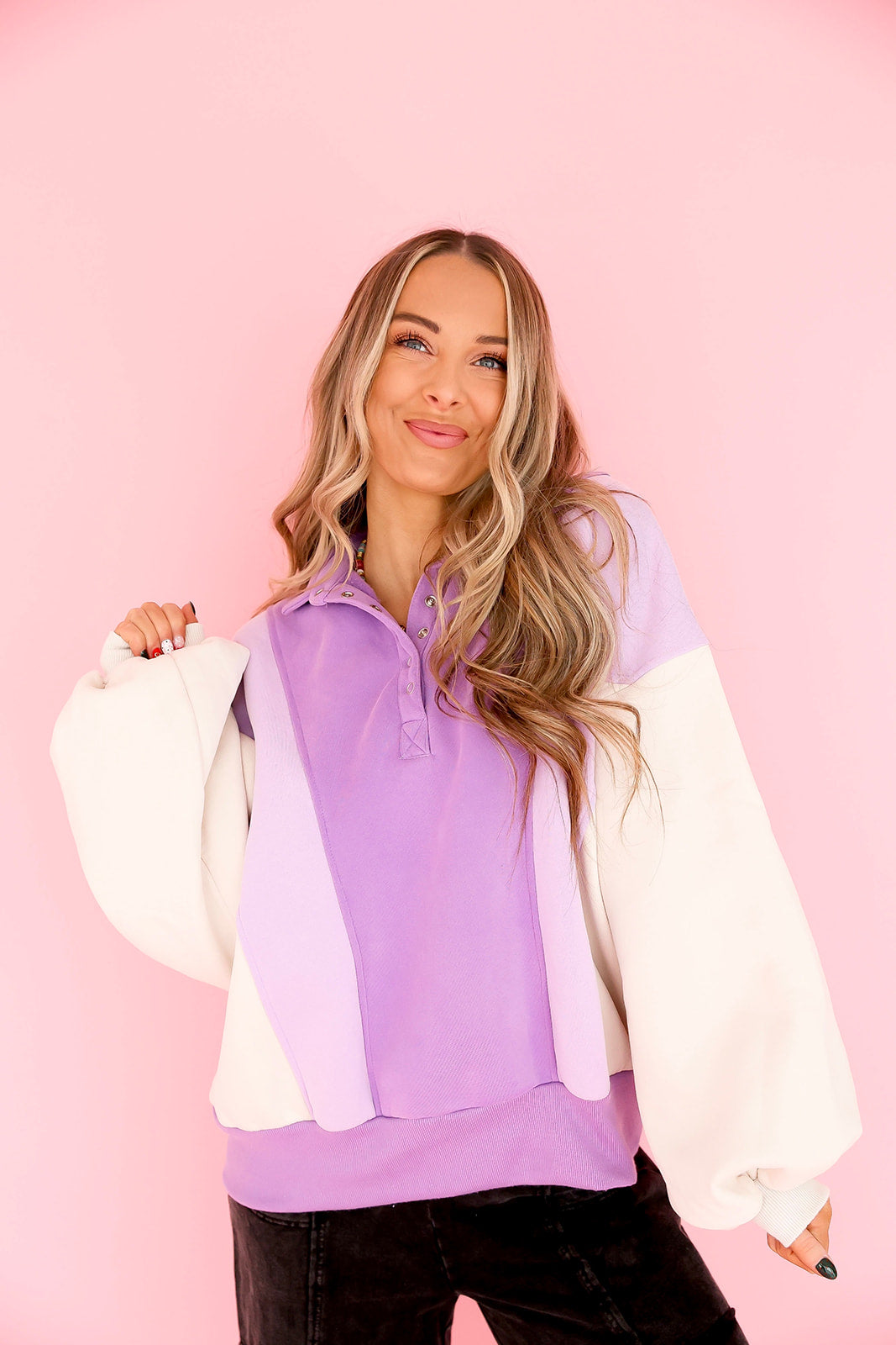 Lavender Cloud Nine Pullover