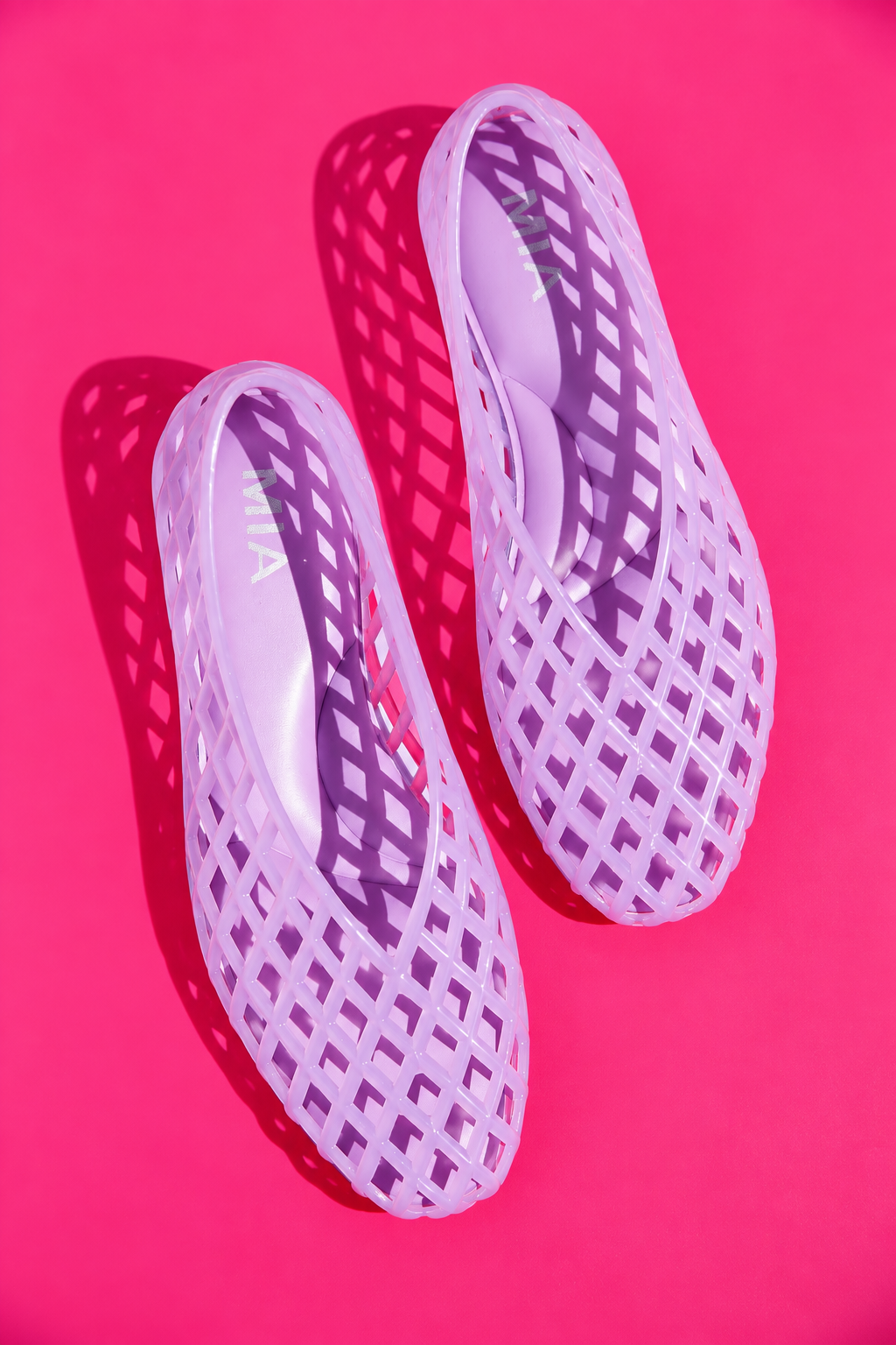 Pretty In Purple Jelly Shoes