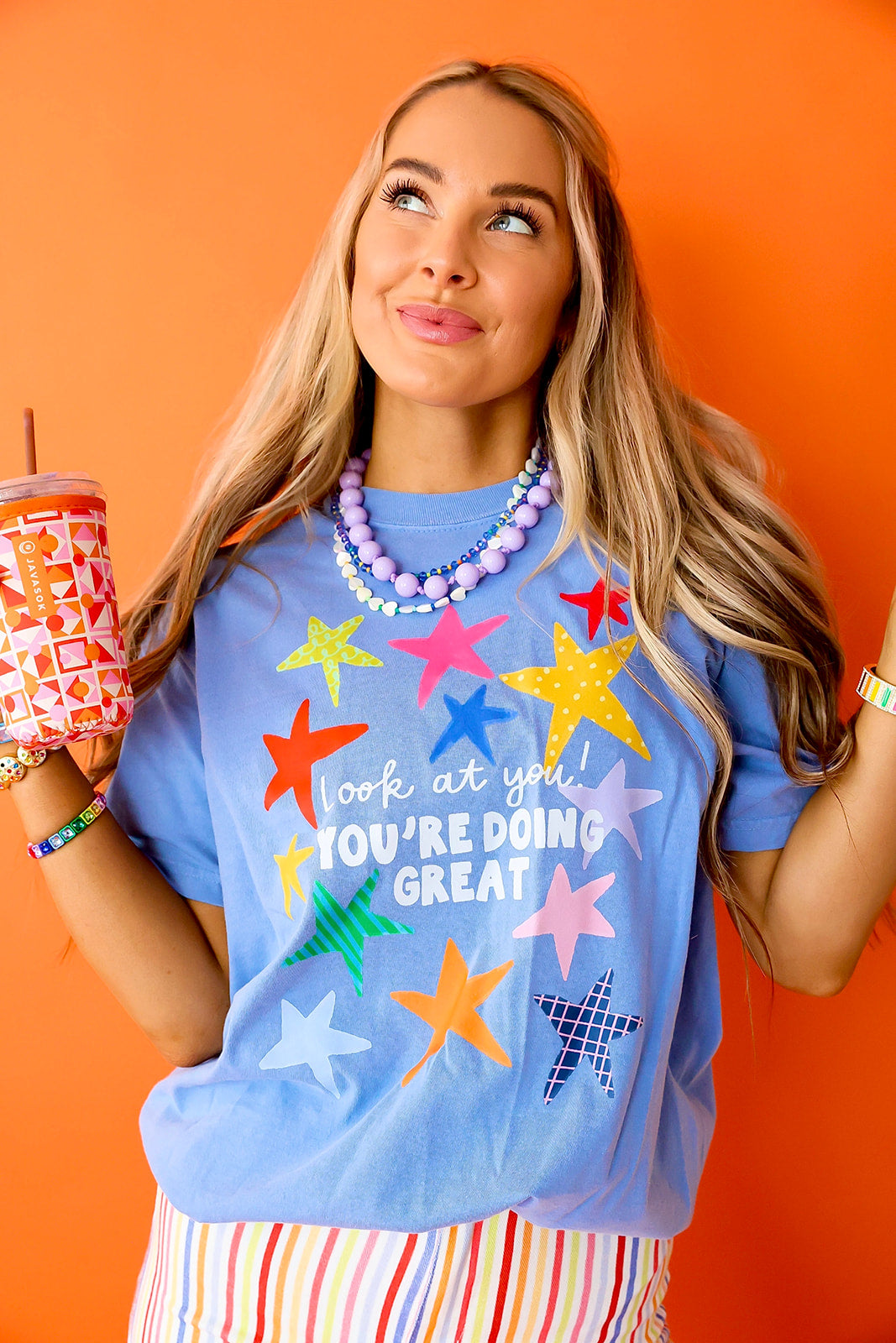 Look At You, You're Doing Great Tee – Blue