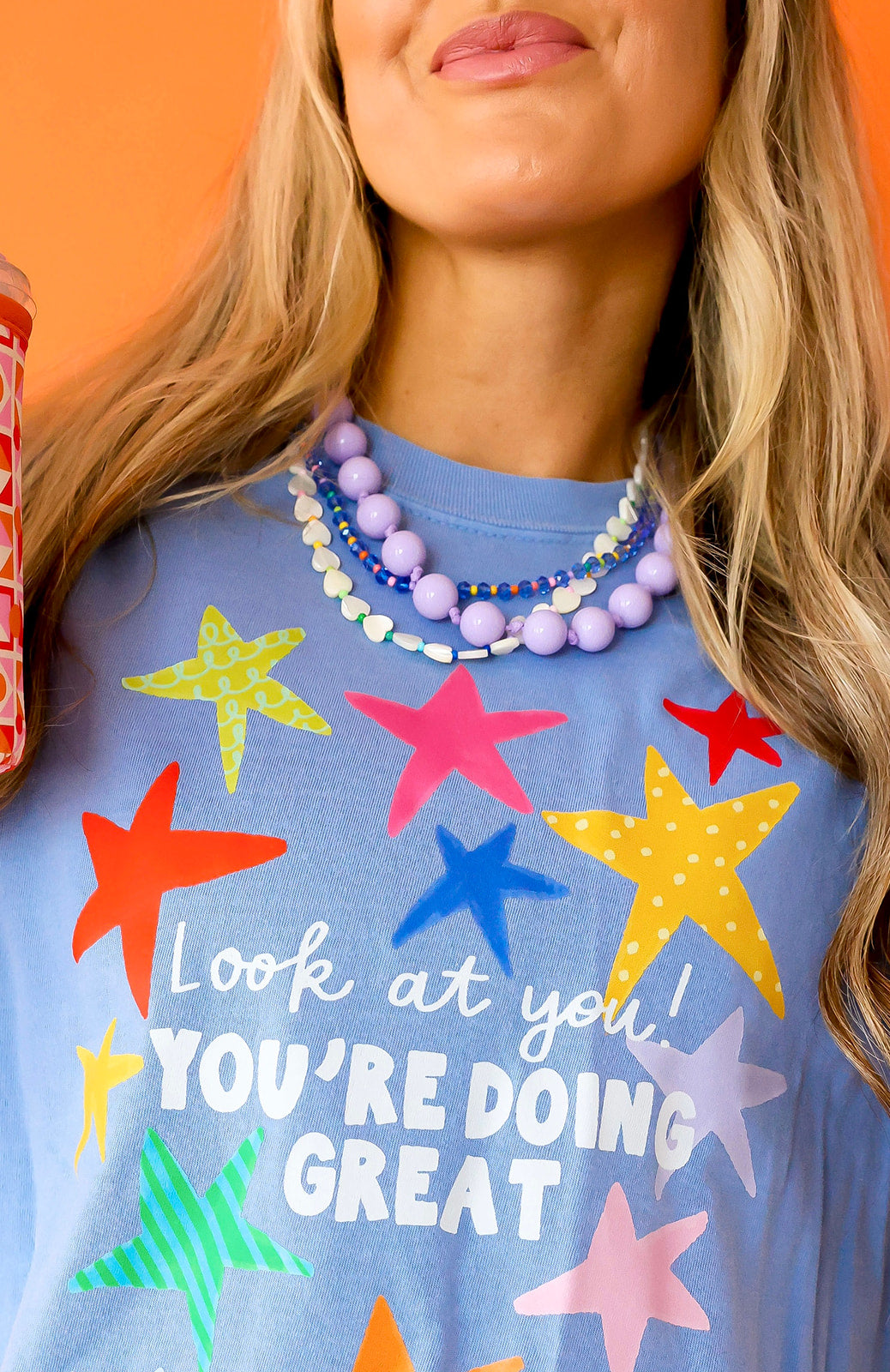 Look At You, You're Doing Great Tee – Blue