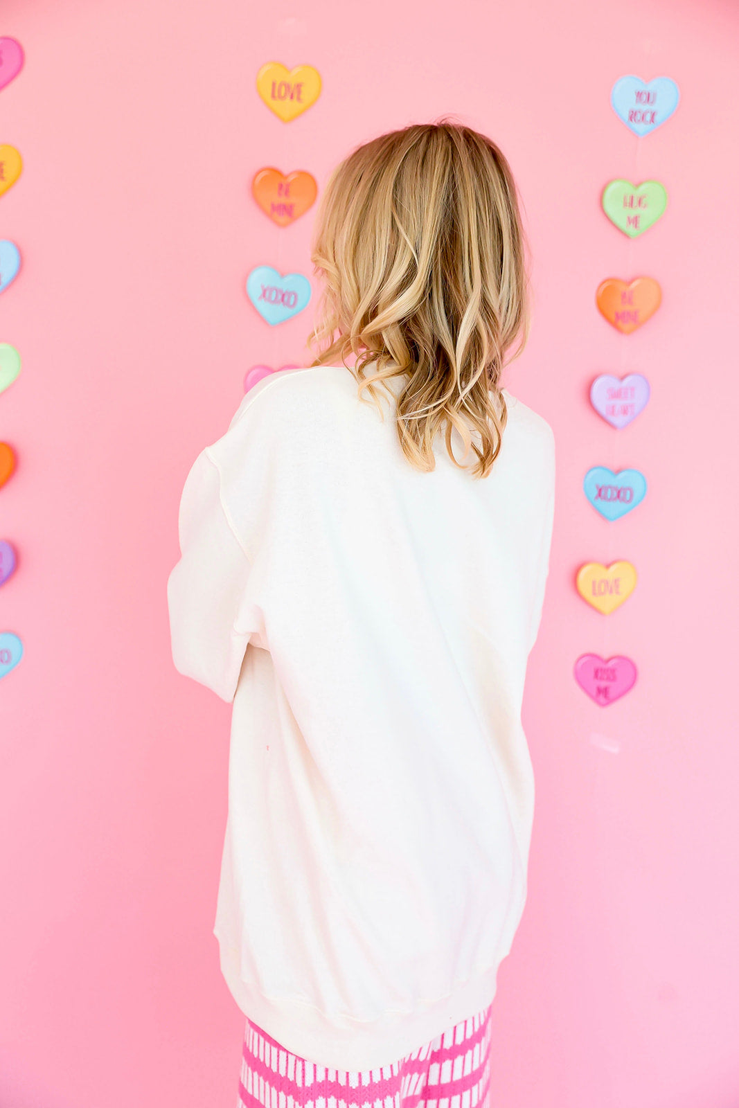 Love Actually Is All Around Sweatshirt- Cream