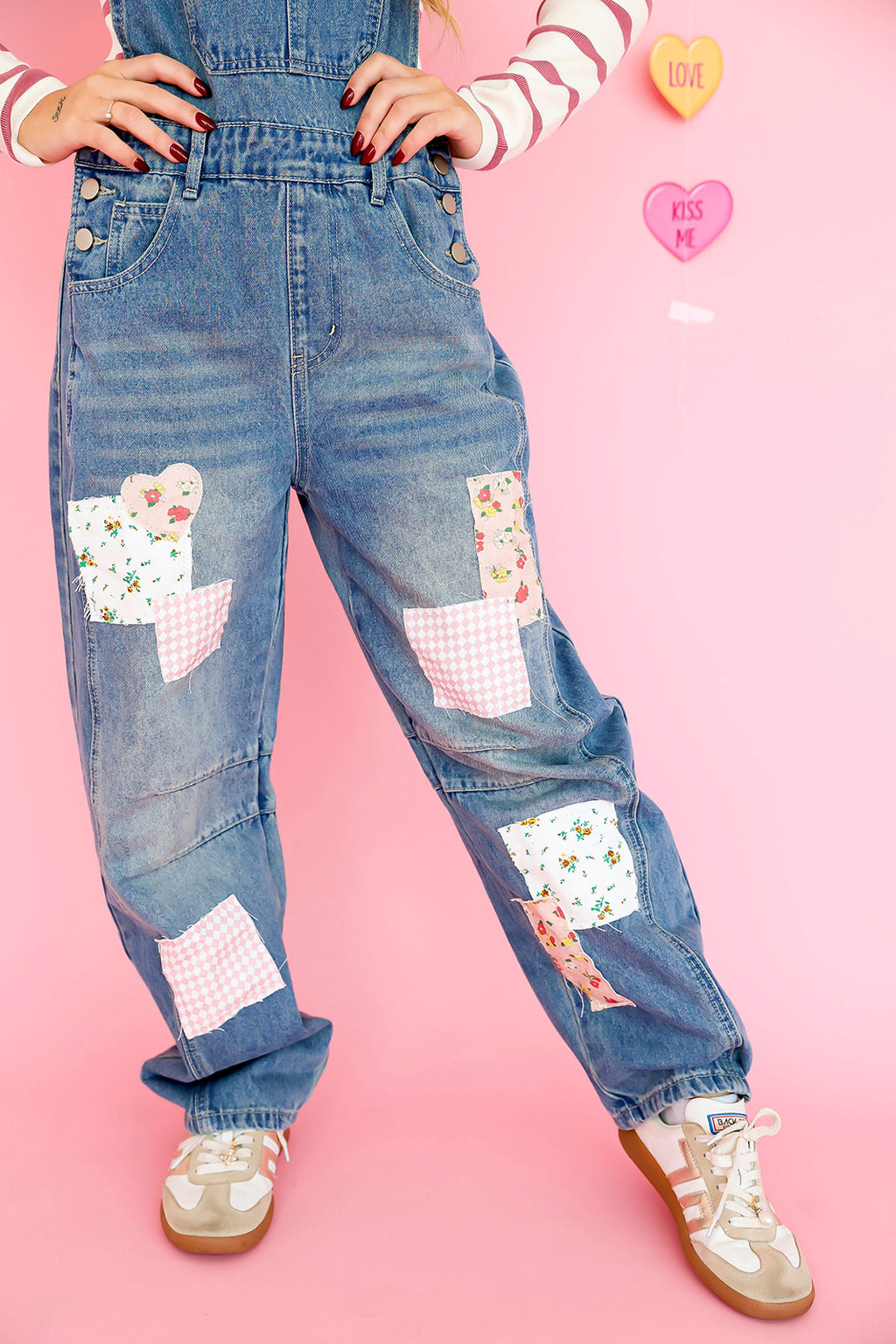 Love Patch Overalls