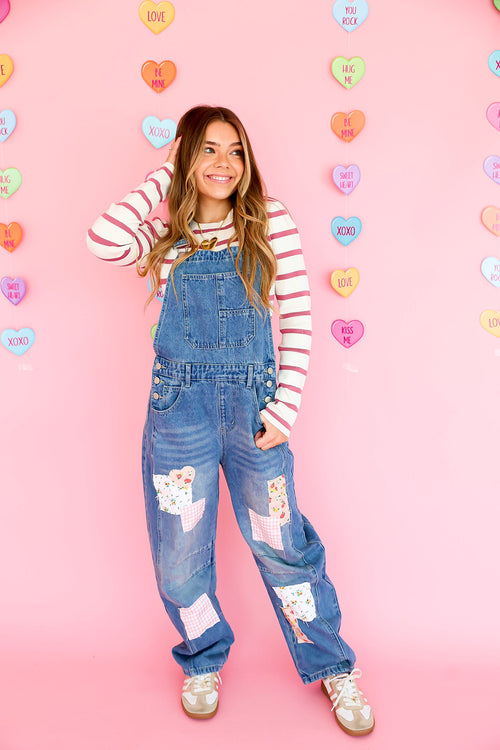 Love Patch Overalls