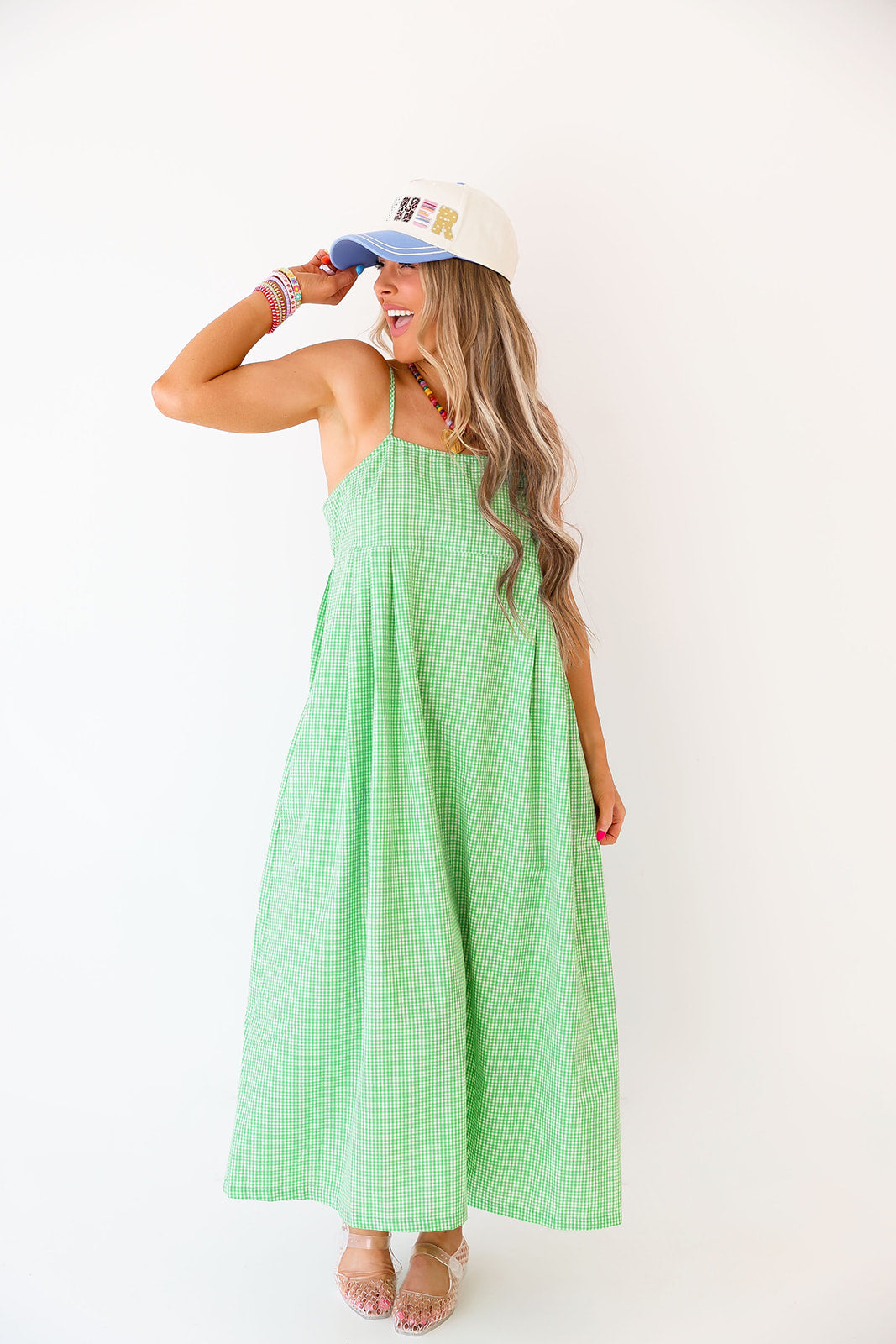 Lover Girl Maxi Gingham Dress