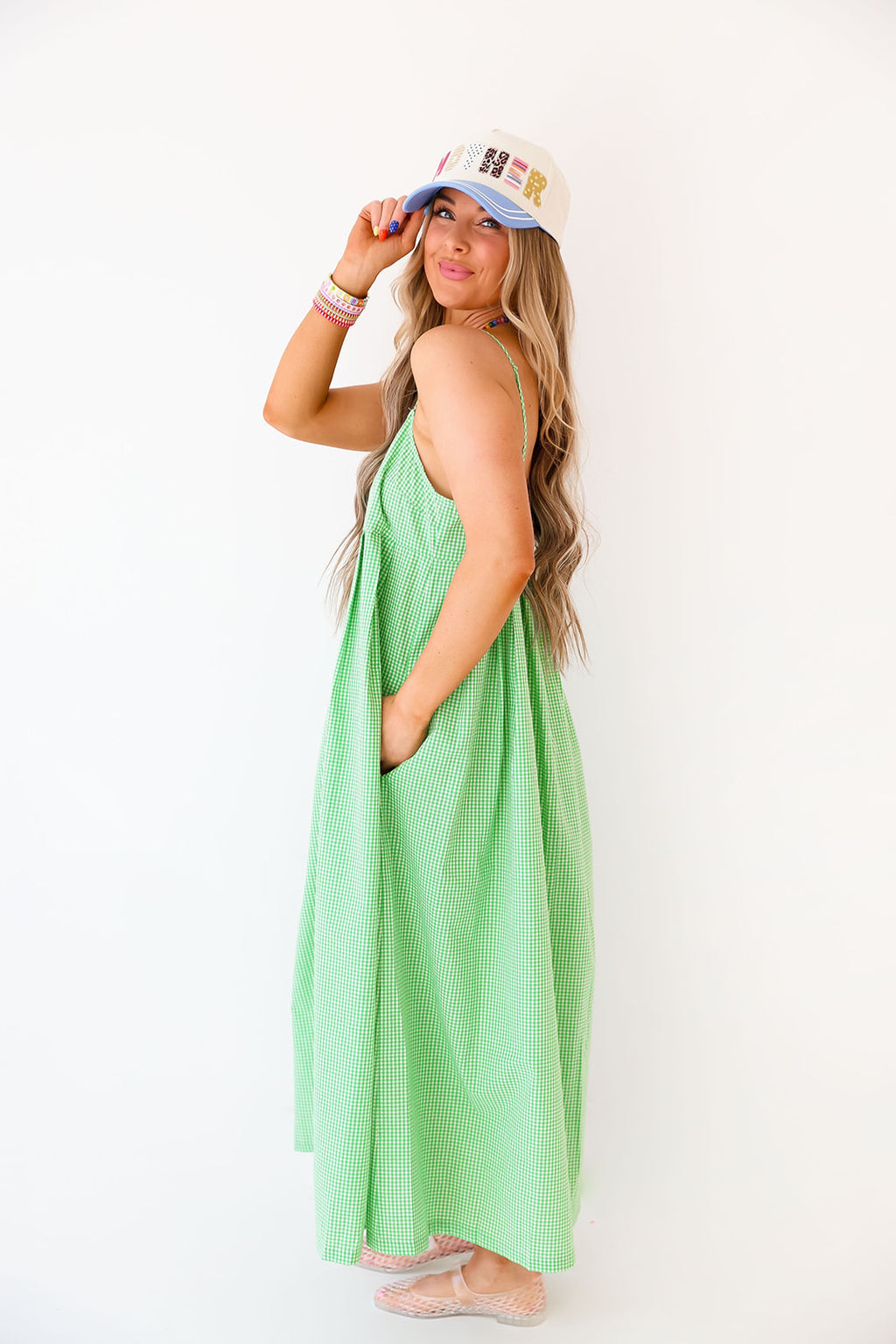Lover Girl Maxi Gingham Dress