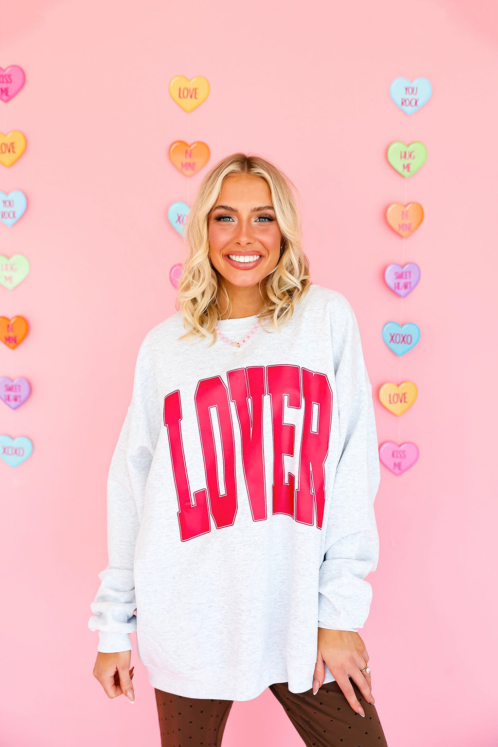 Lover Sweatshirt – Heather Grey