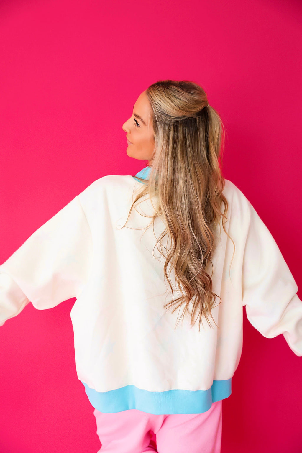 Lucky Stars Reversible Mockneck