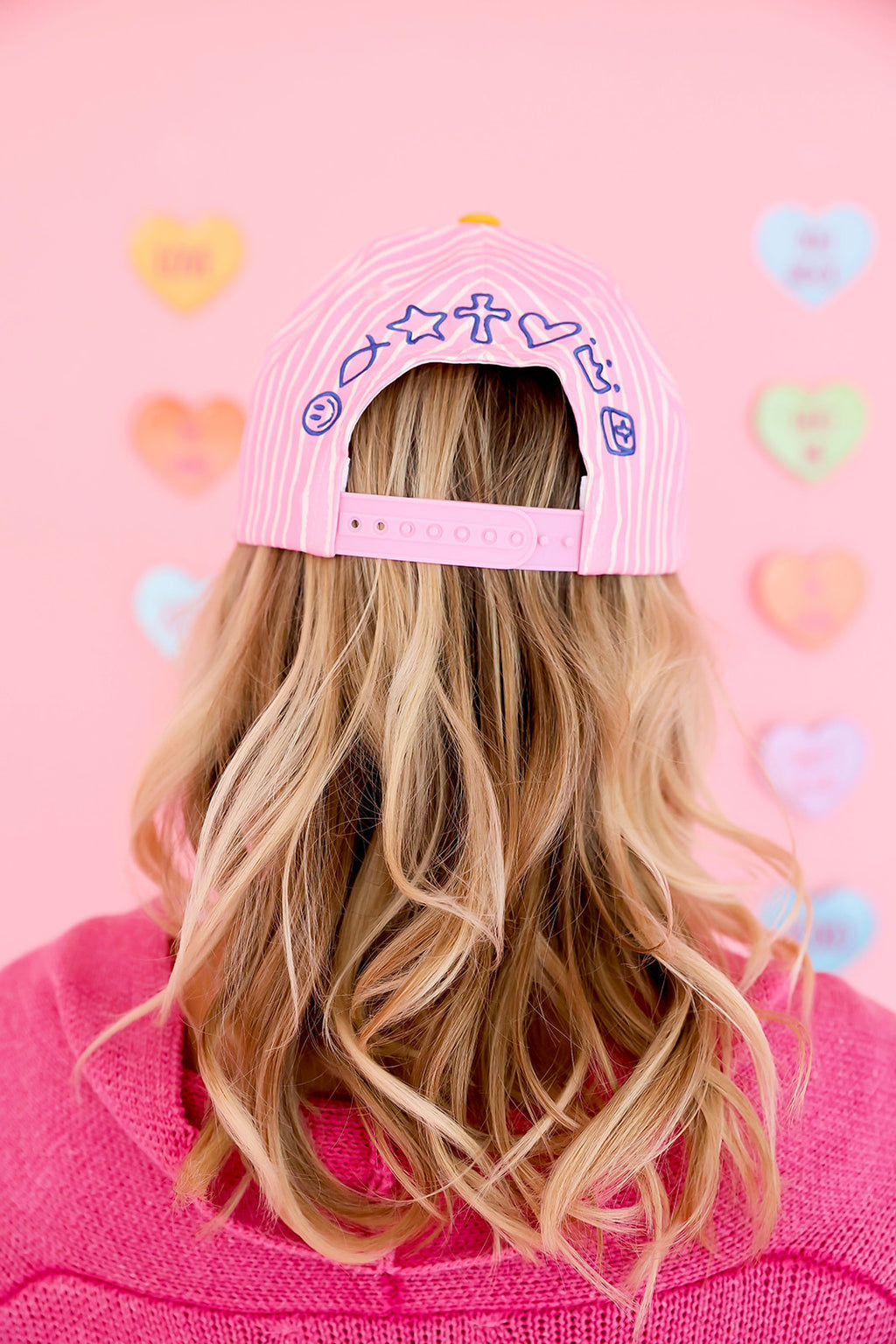 Make Heaven Crowded Trucker Hat- Pink