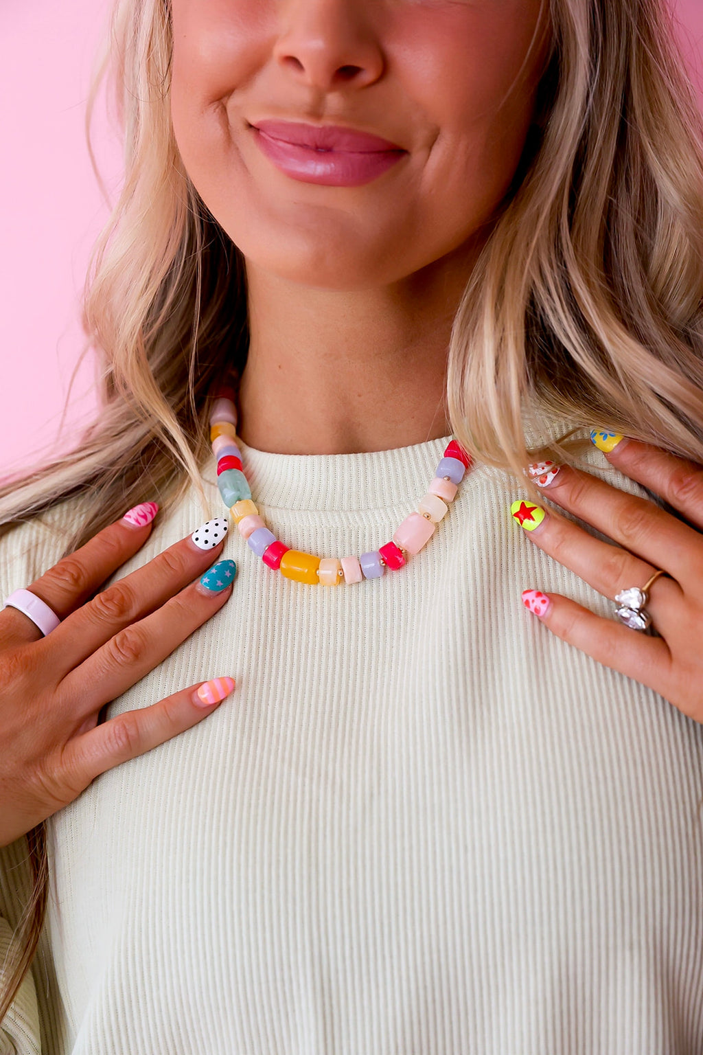 Marbled Melody Necklace