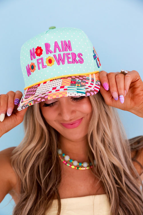 No Rain No Flowers Trucker Hat