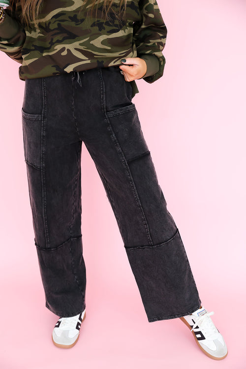 Off-Duty Pants – Washed Black