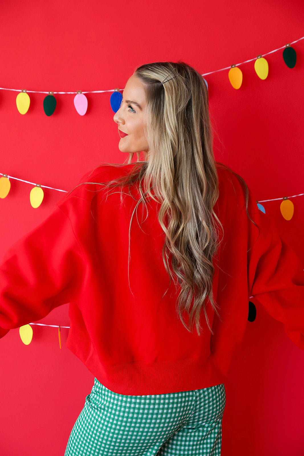 Oh What Fun Crop Sweatshirt