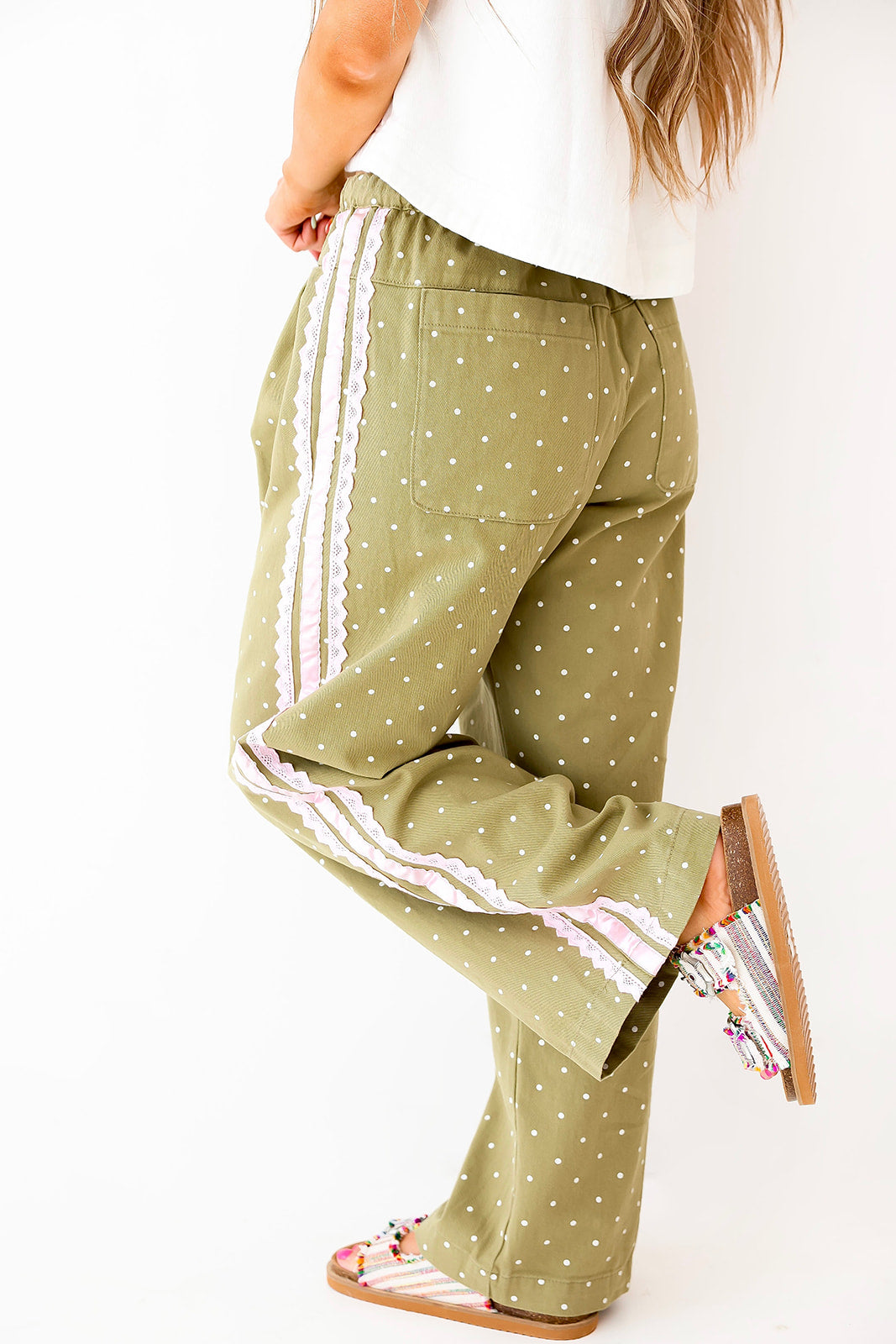 Olive You Dots Pants