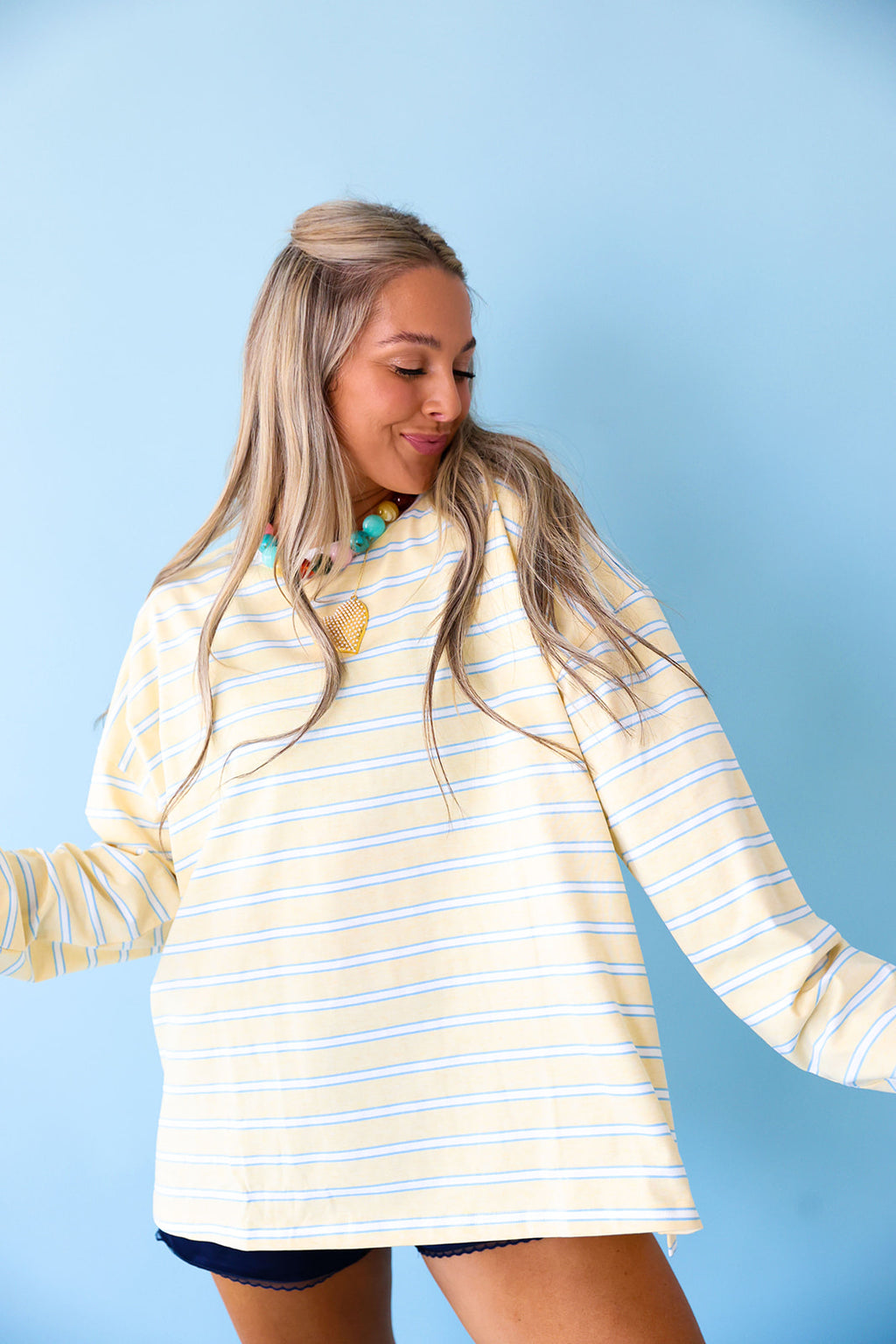 On A Good Note Stripe Top