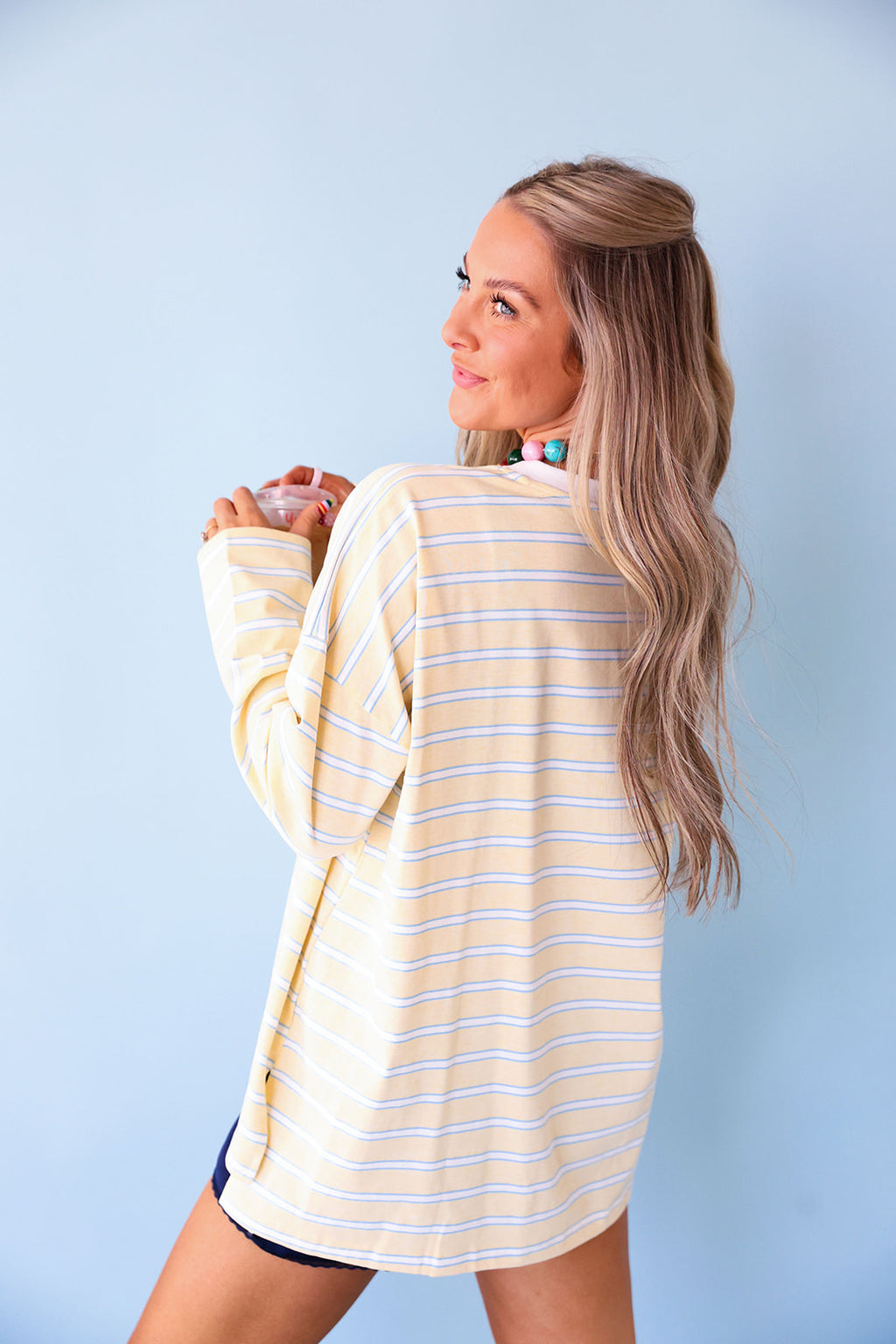 On A Good Note Stripe Top