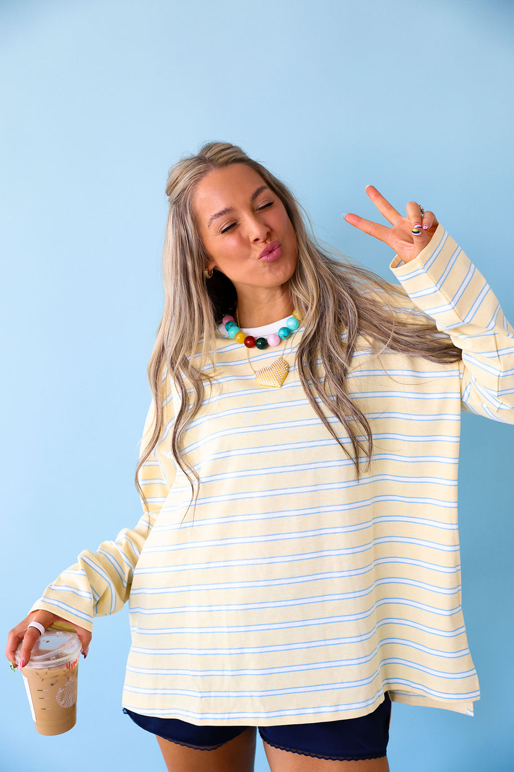 On A Good Note Stripe Top