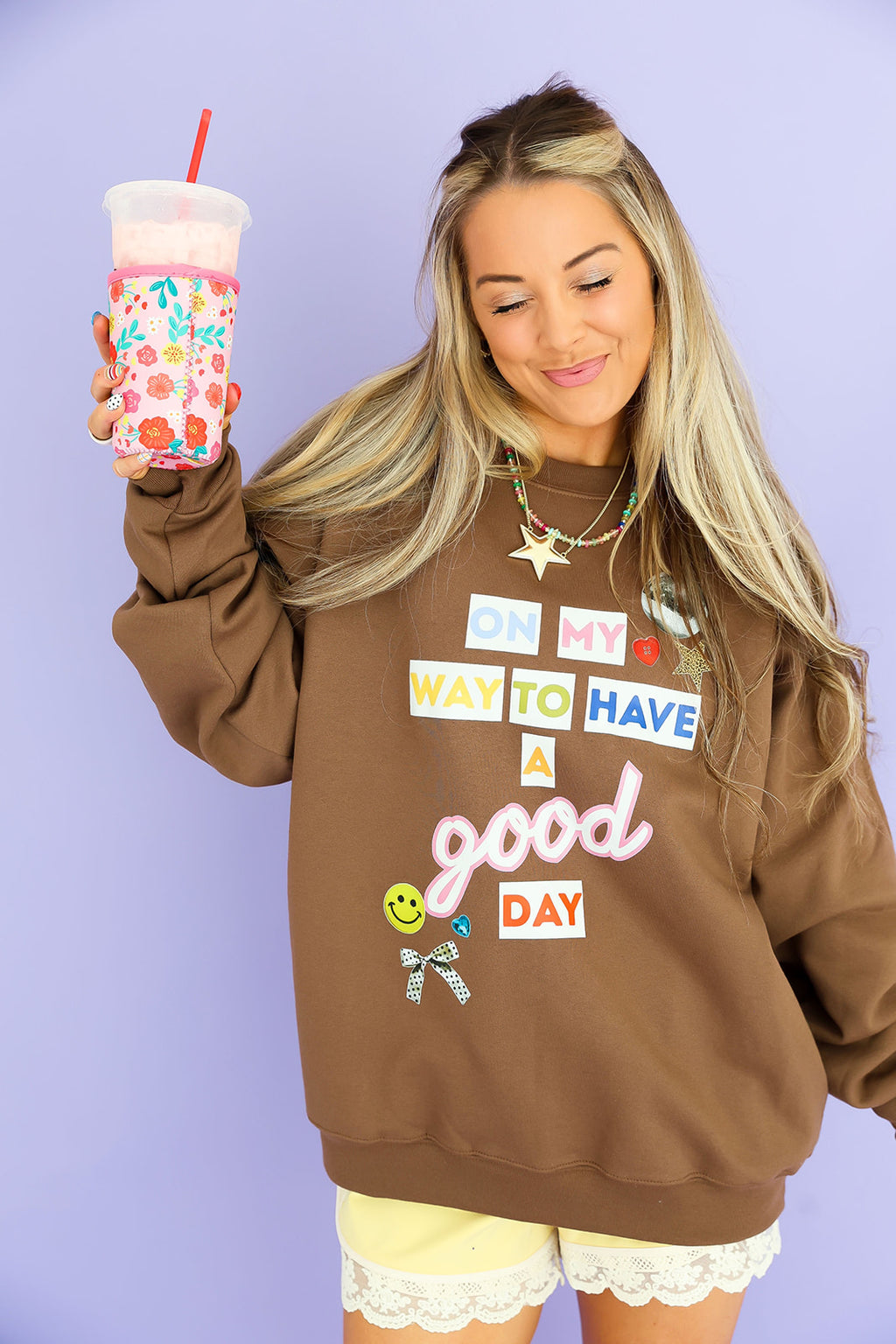 On My Way To A Good Day Sweatshirt