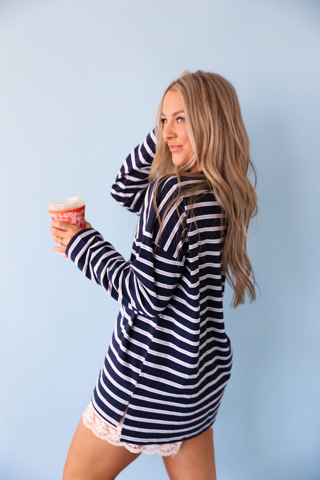 On The Daily Stripe Top
