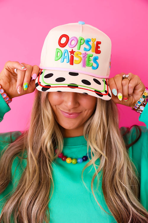 Oopsie Daisies Polka Dot Hat