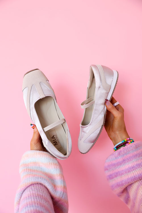 Out & About Champagne Mary Jane Sneakers