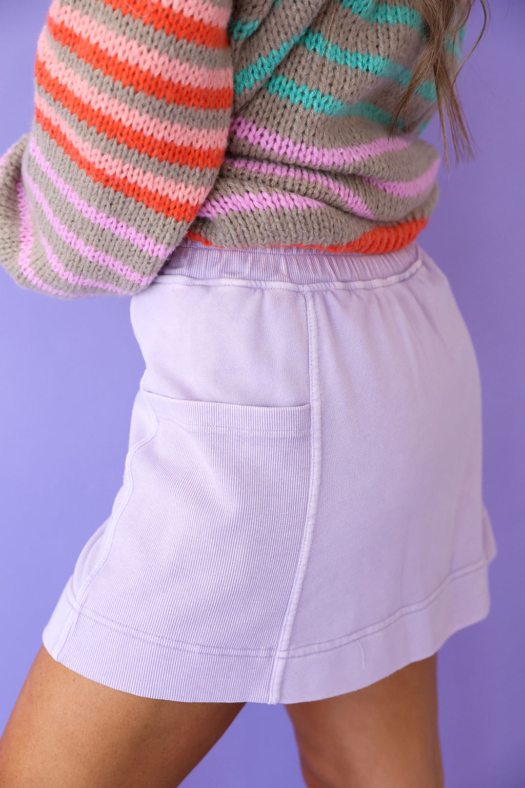 Out & About Skort- Lavender Haze