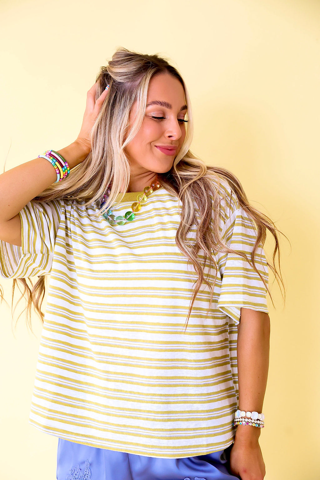 Out & About Stripe Tee