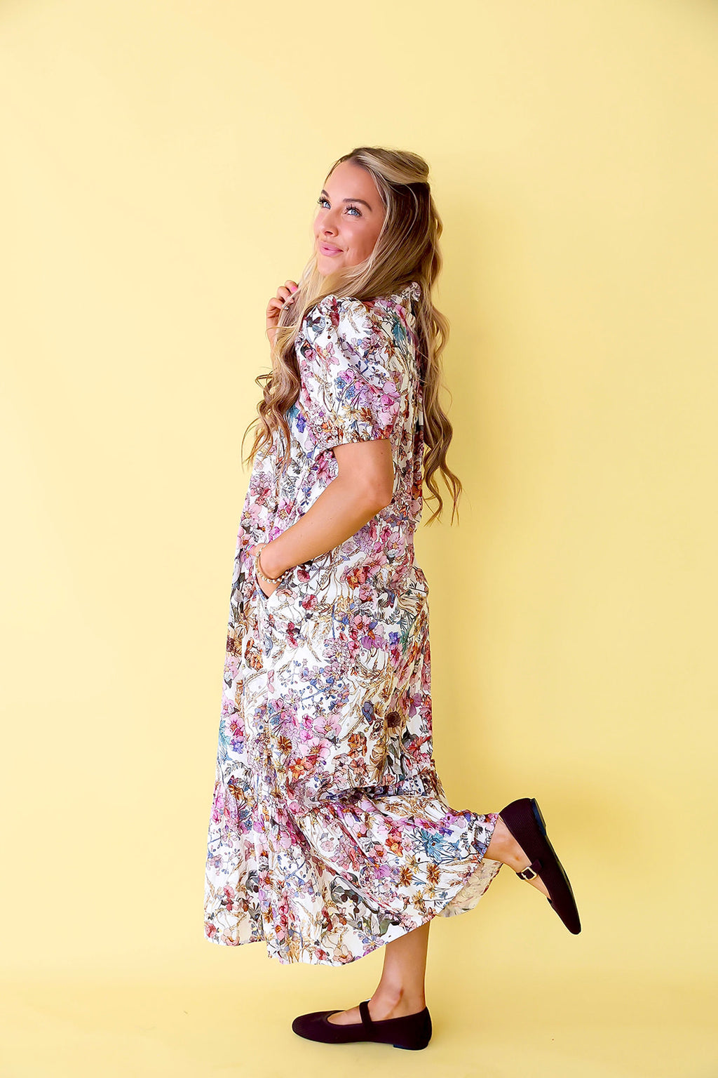 Painted Autumn Maxi Dress