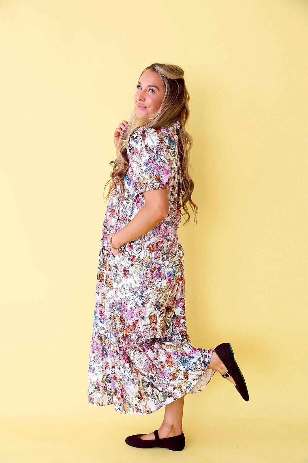 Painted Autumn Maxi Dress