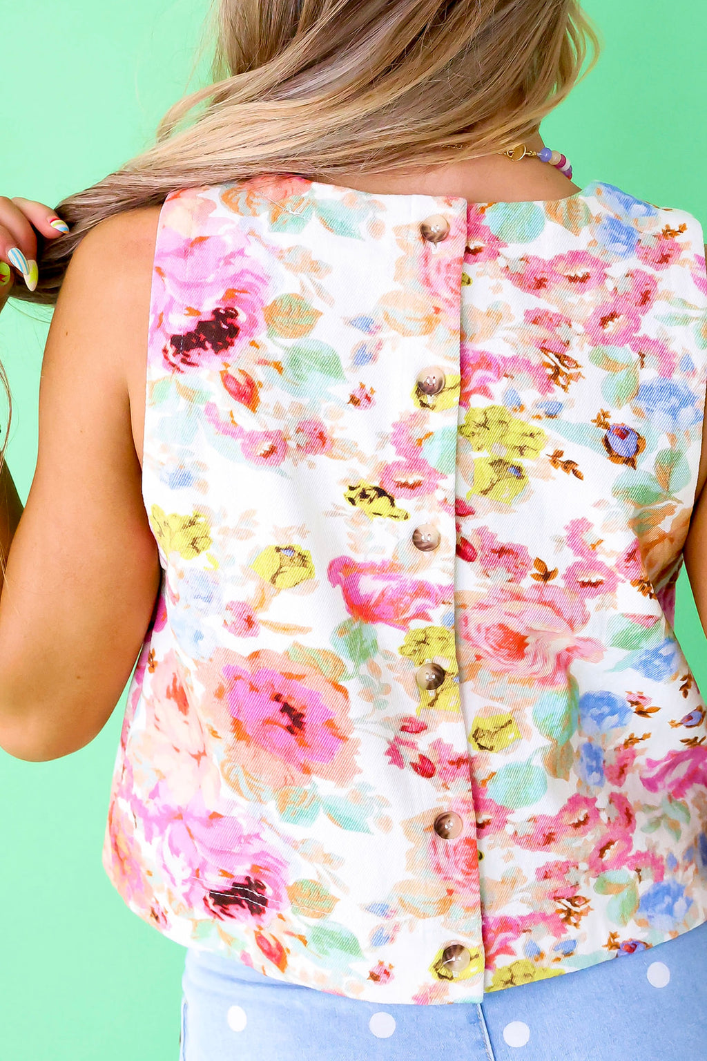 Painted Petals Top