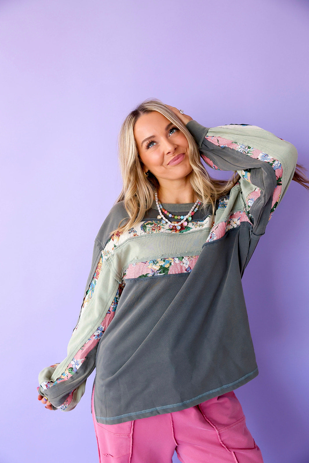 Patchwork Personality Pullover