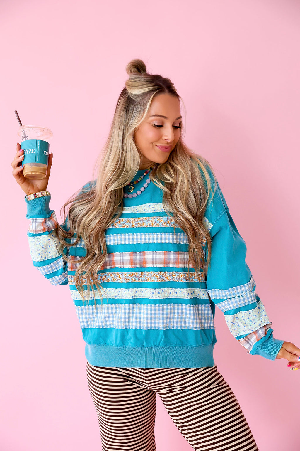 Patchwork & Play Pullover