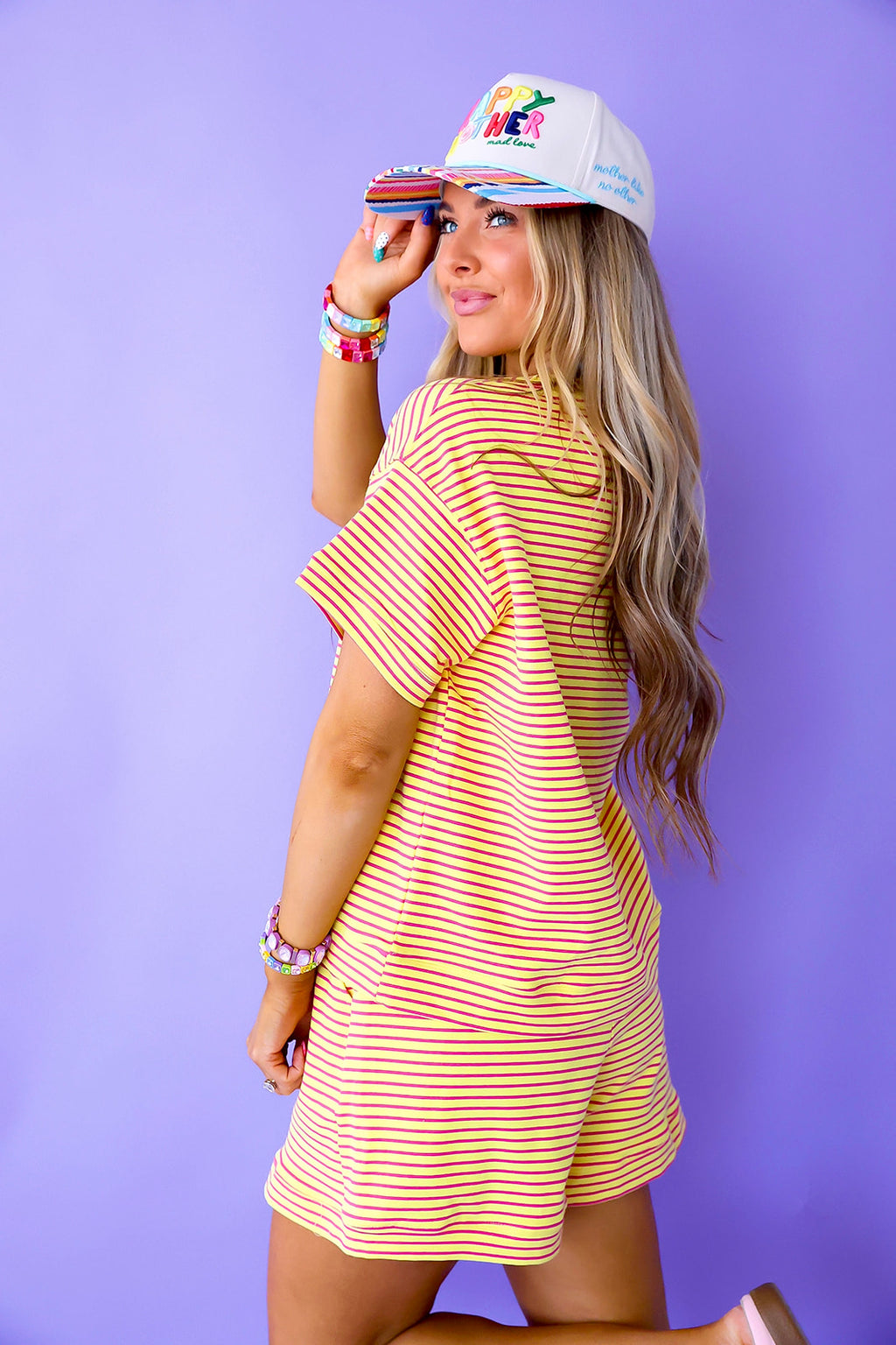 Pep In Your Step Set- Yellow/Pink