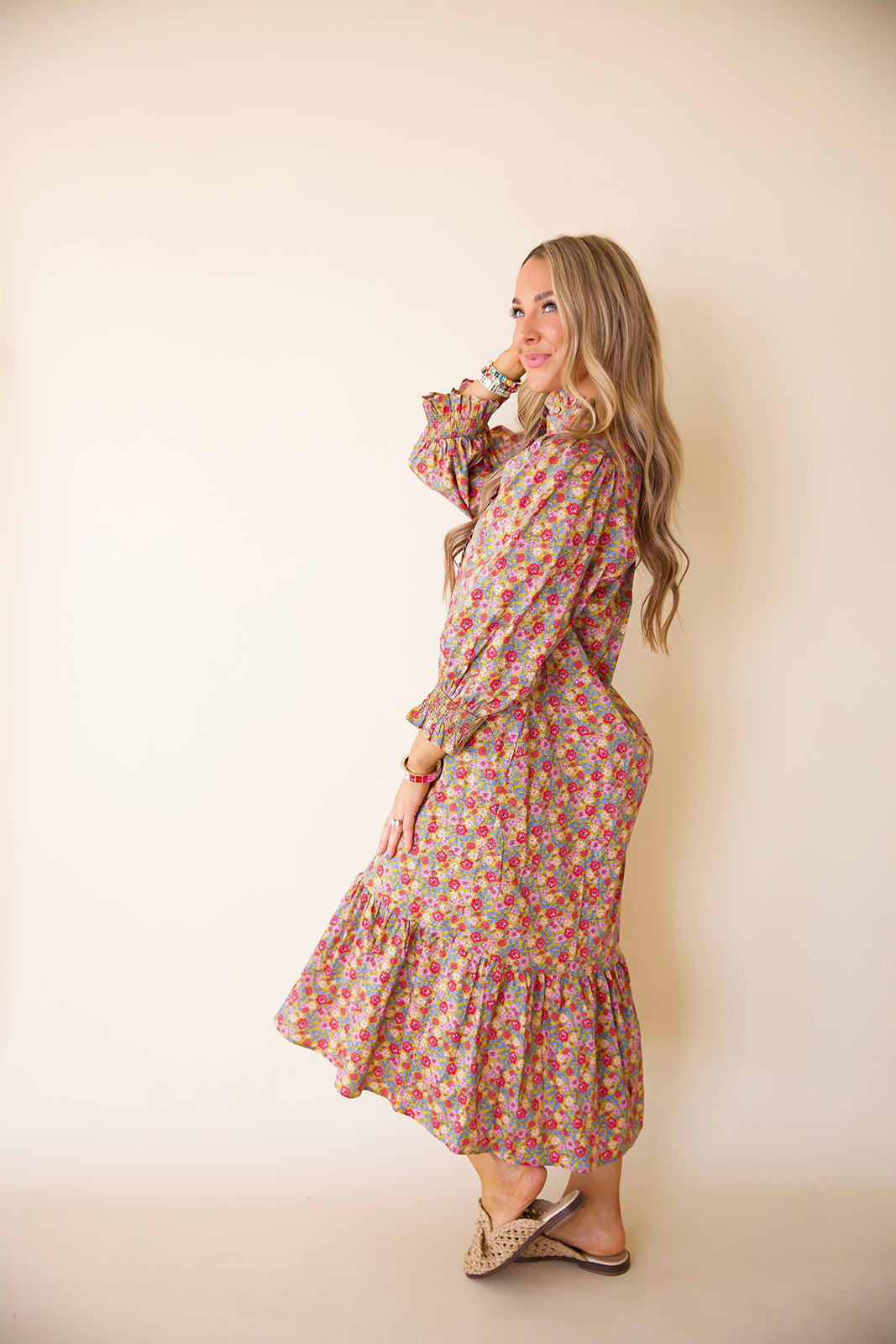 Petal Parade Midi Dress