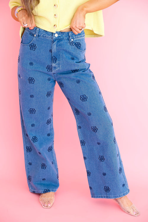 Petal Play Denim Pant