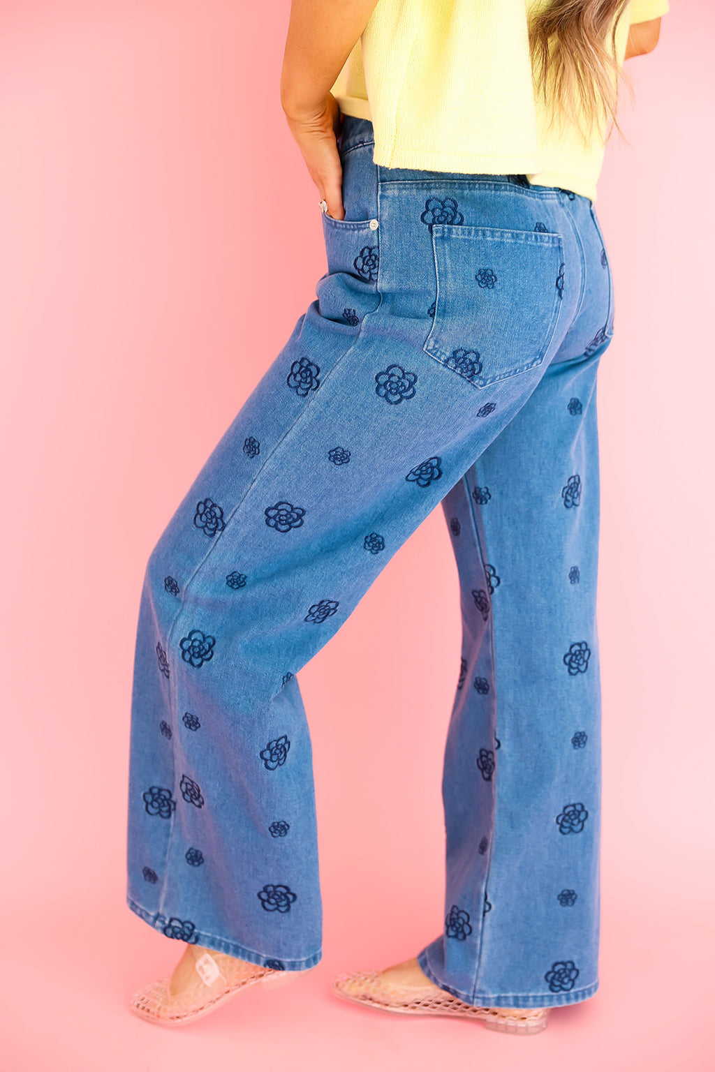 Petal Play Denim Pant