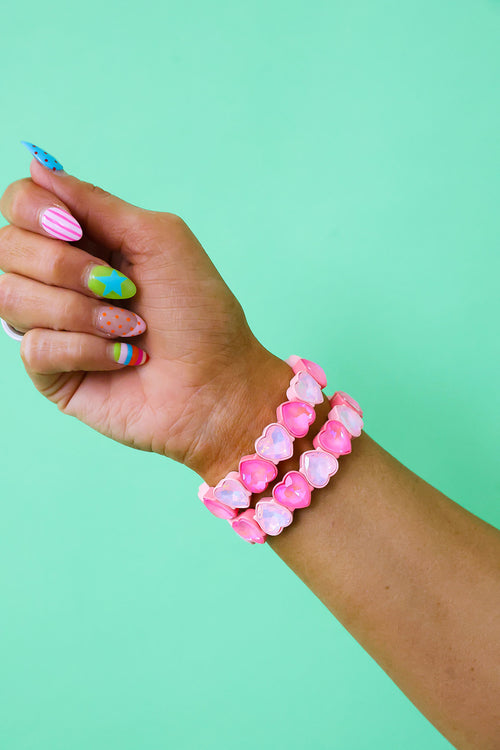 Pink Heart Parade Bracelet