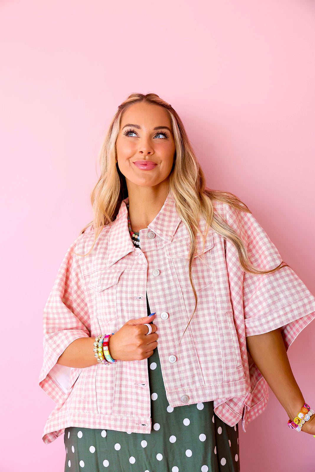Pink Picnic Denim Jacket